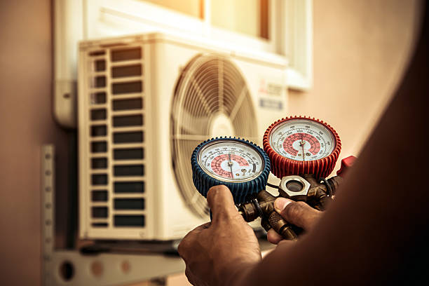 Professional Air Conditioning Service technician working in Josephine, TX